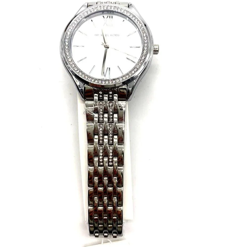 MICHAEL KORS Women's Mindy Crystal Bracelet Watch, 36mm - Picture 2 of 7